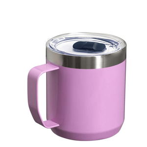 <span class=keywords><strong>Tasse</strong></span> à café isolée avec poignée en acier inoxydable de 12oz à emporter <span class=keywords><strong>tasse</strong></span> de voyage à café réutilisable <span class=keywords><strong>tasse</strong></span> à café à <span class=keywords><strong>double</strong></span> <span class=keywords><strong>paroi</strong></span> durable et réutilisable - Product Image 2