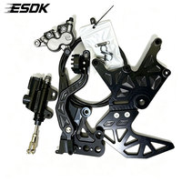 Kit de frein à pied pour Surron Light Bee X LBX, système de freinage à double étrier pour la modification du frein à pied Light Bee X