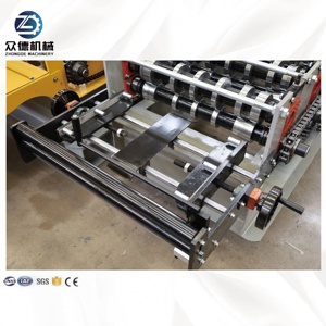 Macchina per la produzione di tegole in <span class=keywords><strong>lamiera</strong></span> d'acciaio a rullatura, con sistema di bloccaggio automatico a giunto verticale, per la formatura di coperture metalliche - Product Image 2