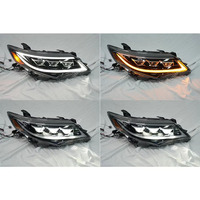 Pour Toyota Camry version américaine 2012-2014, mise à niveau des phares avant, accessoires de phares LED dynamiques à 3 lentilles de projecteur, phares automatiques