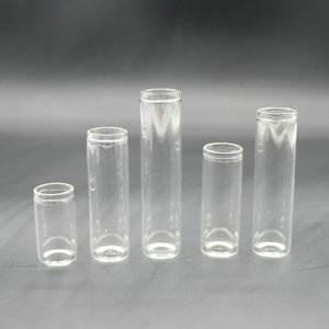 Tube cylindrique en verre borosilicate en gros avec <span class=keywords><strong>bouchon</strong></span> en liège, surface sérigraphiée pour les évents de bouteilles en verre - Product Image 2