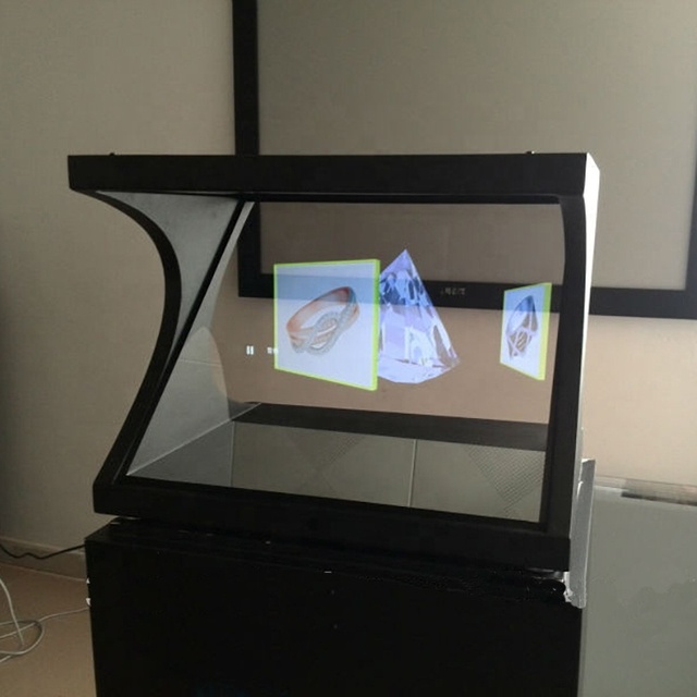 Electric 3D Transparent Glass Projector for Holographic Advertising Display 16:9 4:3 Fiberglass Holographic Projection Hologram