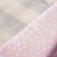 Ensemble de lit trois pièces rafraîchissant non irritant pour bébé motif de dessin animé mignon chaud respirant doux 100% polyester