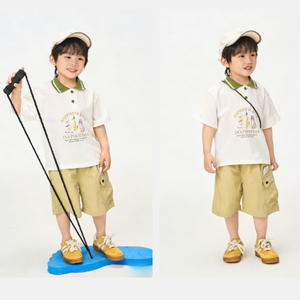 <span class=keywords><strong>Polo</strong></span> pour garçons MZJ à blocs de couleur - Haut d'été doux, confortable et respirant pour les jeux en plein air - Product Image 4