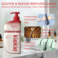 Shampooing Quotidien Apaisant Prébiotique Kiekie pour Cuir Chevelu Sensible – Fourniture Professionnelle pour Salons, Prix d'Usine en Gros, OEM