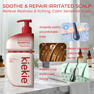 Shampooing Quotidien Apaisant Prébiotique Kiekie pour Cuir Chevelu Sensible – Fourniture Professionnelle pour Salons, Prix d'Usine en Gros, OEM - Product Image 4