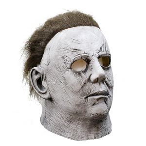 Michael Myers máscara <span class=keywords><strong>de</strong></span> látex película <span class=keywords><strong>de</strong></span> Horror Cosplay para hombres miedo <span class=keywords><strong>de</strong></span> <span class=keywords><strong>la</strong></span> mascarada <span class=keywords><strong>de</strong></span> Halloween <span class=keywords><strong>de</strong></span> <span class=keywords><strong>la</strong></span> máscara - Product Image 2