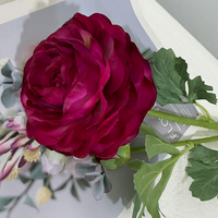Bunga Ranunculus Real Touch, Bunga Artifisial Realistis, Dekorasi Rumah, Pernikahan, Acara, Gubahan Bunga Eropa