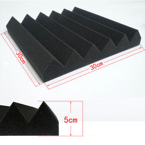 Paneles Acústicos de Espuma Ignífuga de Alta Calidad, Paquete de 12, para Cine en Casa, Estudio u Oficina, Cuñas Negras de 5 cm - Product Image 4