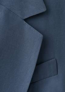 Blazer Azul Polvoriento de Doble Botonadura para Mujer con Solapa Entallada y Bolsillos con Solapa, Corte Relajado, Abrigo Elegante Casual para Oficina y Uso Diario - Product Image 6