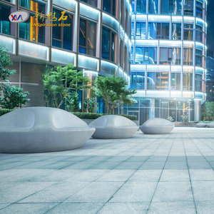 Nuevo Banco de Piedra Mágica para Exteriores, Silla de Piedra de Forma Irregular para Decoración de Parques y Paisajes - Product Image 3