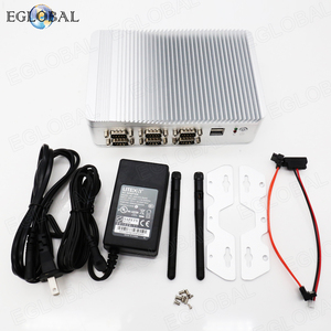 EGLOBAL Lõi Pc Mini Không Quạt I3 6157U J4125 6 * COM 2 * LAN <span class=keywords><strong>VGA</strong></span> & HD Máy Tính Để Bàn Di Động Máy Tính Mini Win10/Linux Công Nghiệp - Product Image 6