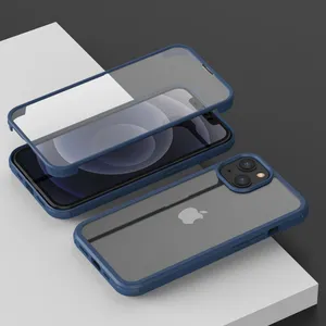 360 полноразмерная защита экрана, прозрачный чехол для iPhone 12 Pro Max Mini 11 Xs X Xr 6 6S 7 8 Plus SE2, противоударный чехол для телефона