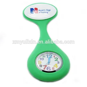 Offer custom movement silicone rubber nurse watch