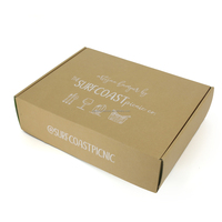 Caja de Cartón Corrugado Plana, Recubierta, Pequeña, para Regalos, Embalaje, Envíos Postales