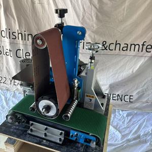 Tam otomatik ile geniş bant zımpara lehçe paslanmaz çelik levha Metal çapak alma makinesi - Product Image 6