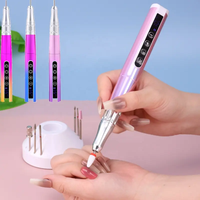Usine en gros professionnel 35000 tr/min stylo forme manucure E fichier personnalisé paquet perceuse à ongles Machine