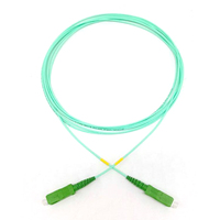 Pour FONGKO vert fibre optique jarretière SC/APC-SC/APC G657A2 LSZH 3.5m 3m fibre optique cordon de raccordement câble équipement optique