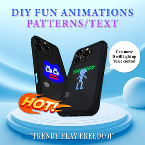 เคสโทรศัพท์แบบ <span class=keywords><strong>DIY</strong></span> รุ่นใหม่ พร้อมไฟ LED อัจฉริยะ แสดงผลได้ ดีไซน์ทันสมัยและปรับแต่งได้ตามต้องการ สำหรับ iPhone 17 16 Pro Max - Product Image 6