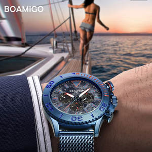 <span class=keywords><strong>Reloj</strong></span> de Pulsera <span class=keywords><strong>BOAMIGO</strong></span> de Primera Marca 2112 para Hombre, <span class=keywords><strong>Reloj</strong></span> de Cuarzo Deportivo y Elegante para Negocios, con Correa de Malla de Acero Inoxidable, <span class=keywords><strong>Reloj</strong></span> Masculino - Product Image 4