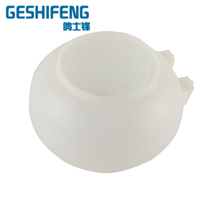 White Plastic Round Suspended Feeder Pigeon And Bird Feeder - Product Image 3