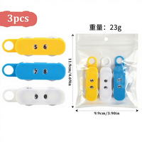Compteur de rangs manuel pour tricot, compteur de points à commande manuelle, outil de comptage portable pour le bricolage, accessoire de tissage et de crochet