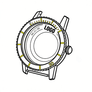 Kit de Caja de <span class=keywords><strong>Reloj</strong></span> Personalizada de Fábrica de Hong Kong con 60 Años de Experiencia, Carcasa de Acero Inoxidable 316L de Alta Precisión CNC para Relojes de Buceo, Solución de Relojería de Lujo - Product Image 1
