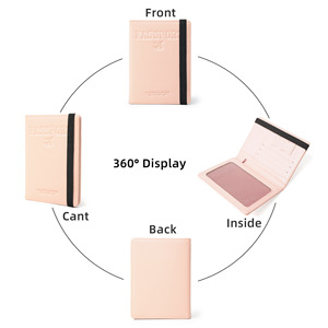 Pierreloues Passport <b>Holder</b> 5 Inch RFID Protection Multi Functional <b>Travel</b> <b>Document</b> Cover Solid Color Design - Product Image 3