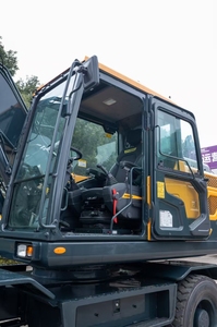 15 Ton Wheel Excavator 0.32m Bucket Cummins Engine Used Construction Hydraulic <b>Digger</b> 2023 Model for Site Work - Product Image 5