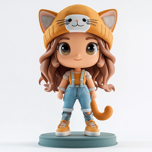 مخصص من الشركة المصنعة لعبة صغيرة ثلاثية الأبعاد فن لطيف فتاة جميلة PVC شخصيات عمل الفينيل - Product Image 5