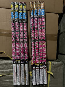 Fábrica China Venta al por mayor de fuegos artificiales: Petardo de 0.8 pulgadas (0808, 0.8'') de 8 disparos tipo vela romana y efecto cielo de galaxia - Product Image 5