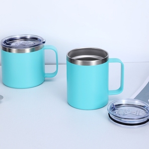 2023 Wholesale Stainless Steel Travel Mugs 10OZ Double Wall Coffee Mug Insulated Tumbler With Handle For Coffee,Tea - Product Image 3