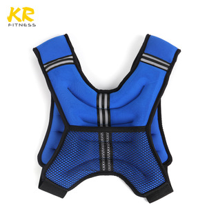 Personalizado 3kg 5kg 8kg 10kg negro suave hierro arena peso corporal chaleco para entrenamiento - Product Image 2