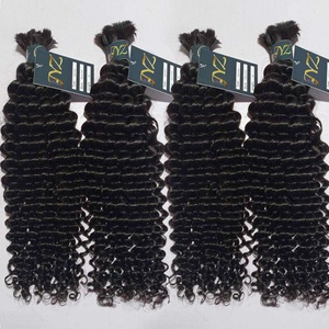 Boho trecce alla rinfusa fasci di peli del corpo senza trama vergine brasiliana intreccia Extension per capelli - Product Image 6