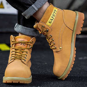 ZG 8813-5 <strong>Winter</strong> Safety <strong>Boots</strong> for Construction <strong>Work</strong> Microfiber Leather &amp; Steel Toe with Kavlarr Midsole Rubber Middle Cut <strong>Boot</strong> - Product Image 5