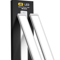 Lumière à détecteur de mouvement rechargeable de haute qualité 40 LED, accessoire pour armoire de salle de bain et placard, éclairage à capteur de proximité pour cuisine