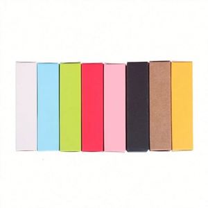 Manufacturer <b>Custom</b> <b>Lipstick</b> Art Paper Finishing Box, Foldable Lip Gloss Cosmetic Packaging Set - Product Image 3