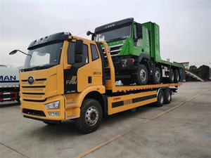 Heavy Duty FAW 6x4 12 Ton 15 Ton <b>Flatbed</b> Car Tow <b>Truck</b> Wreckers for Sale - Product Image 2
