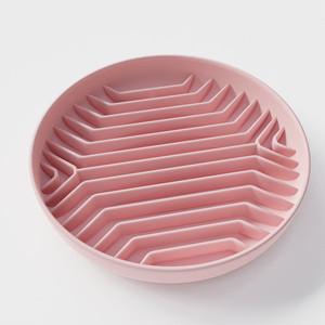 Bol pour chien en silicone sans BPA 2023, personnalisé, <span class=keywords><strong>avec</strong></span> ventouses, bol arrondi pour <span class=keywords><strong>chat</strong></span> et chien, produits pour arrêter de avaler, antidérapant - Product Image 2