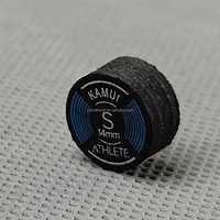 Pointe de billard professionnelle Kamui Athlete 14 mm -- Revêtements en cuir dur et souple pour un maximum de rotation et de puissance