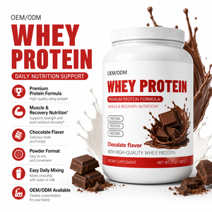Poudre de chocolat riche en protéines avec concentré et isolat de lactosérum, 30g par portion, formule nutritionnelle – Fournisseur d'usine - Product Image 4