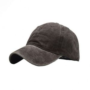 Casquettes de baseball en jean personnalisées avec logo, effet vieilli, brodées, style cowboy, 6 panneaux - Product Image 3