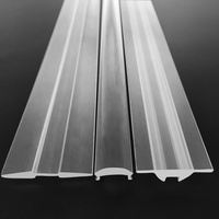 Couverture de lentilles en Polycarbonate optiques, pour lampes à Extrusion, mise au point givré, grand degrés, diffuseur de réflecteurs de fresque
