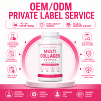 Collagène multi-peptides antioxydant pour la beauté de la peau, des cheveux et des ongles, vitamine blanchissante pour adultes, 100 capsules