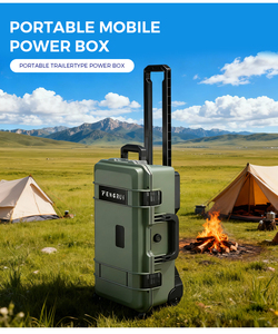 Xách tay 2000wh Trạm điện với bánh xe tất cả-trong-một năng lượng lưu trữ cung cấp điện cho cắm trại tinh khiết Sine Wave Inverter - Product Image 3