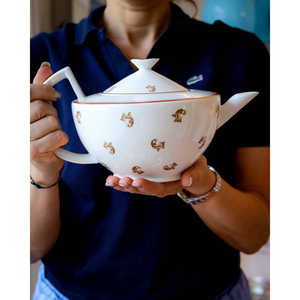 Juego de Té Richard Ginori en Forma de Nube para Seis Personas, Vajilla Decorada con Iris - Product Image 6