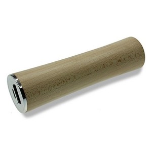 Chargeur portable cylindrique 2000 mAh en bois écologique avec logo personnalisé, vente chaude en usine - Product Image 3