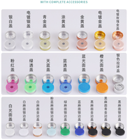 Flacons d'injection lyophilisés ambre sérigraphiés 3ml 5ml 6ml 7ml 8ml 10ml 15ml Flacon pharmaceutique Bouteille en verre pour Botox Gouttes pour les yeux