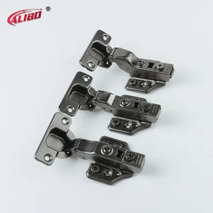 Charnière dissimulée silencieuse à fermeture douce hydraulique en acier laminé à froid réglable en 3D pour armoires de cuisine et de chambre - Product Image 2
