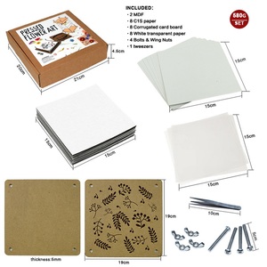 Hot Sale Children's <strong>Flower</strong> <strong>Press</strong> Natural Crafts Wooden Art <strong>Kits</strong> Outdoor Learning Toys <strong>Flower</strong> <strong>Press</strong> Set - Product Image 2